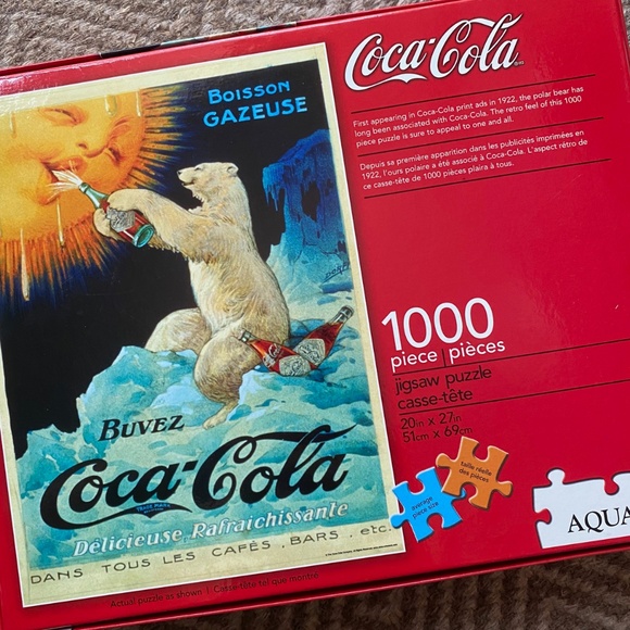 1000 piece Coca Cola vintage ad Puzzle - Picture 3 of 5